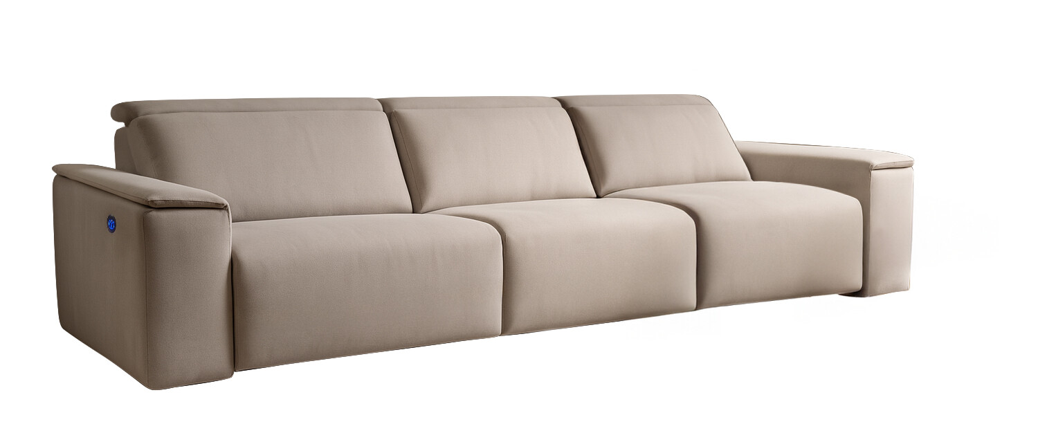 Sofa Reclinable Tres Cuerpos - Cerrado