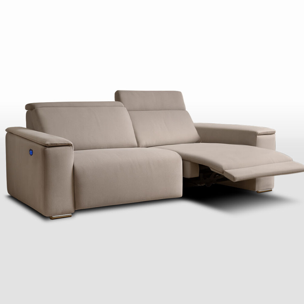 Sofa Reclinable Dos Cuerpos abierto-Puglia