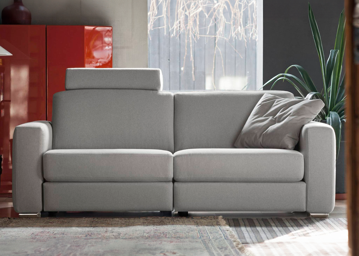 sofa reclinable cerrado frenta