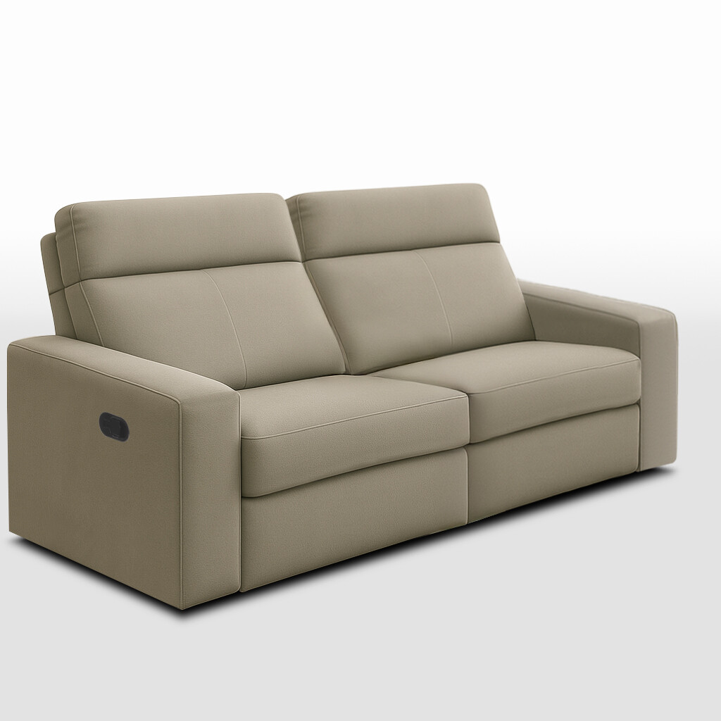 Sofa Reclinable Bari dos cuerpos cerrado