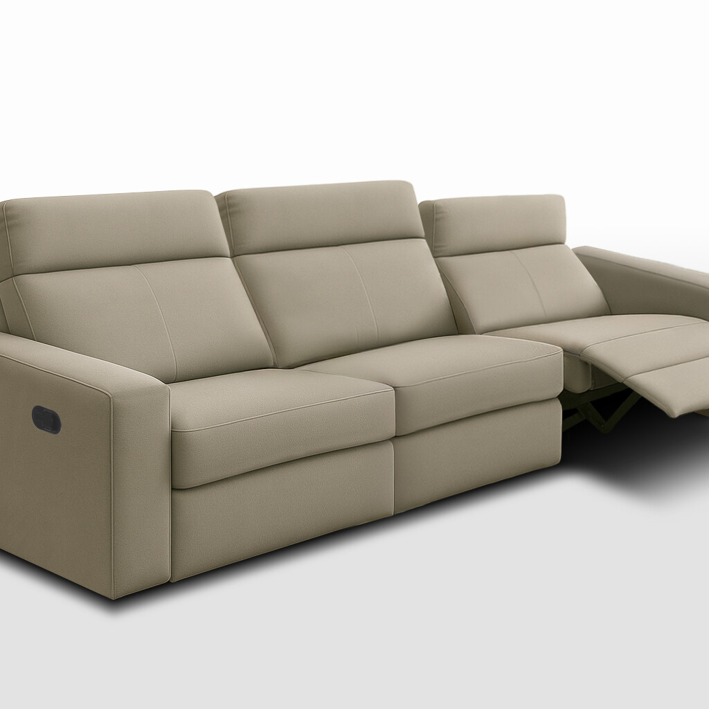 Sofa Reclinable Bari tres cuerpos - reclinado